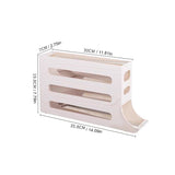 Support de stockage d'œufs à quatre niveaux