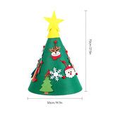 Arbre de Noël en feutre DIY Montessori 3D