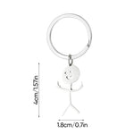 Pendentif porte-clés Doodle amusant
