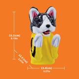 Poupée en peluche avec gants Husky