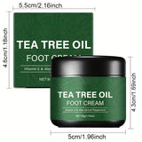 Crème pour les pieds à l’huile d’arbre à thé