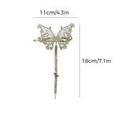 Pince à cheveux en forme de papillon Bellflower