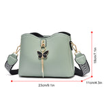 Sac à bandoulière pour Femmes avec Pendentif Papillon
