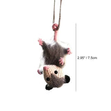 Breloque souris amusante pour voiture