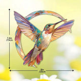 Breloque de jardin colibri