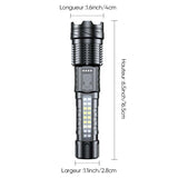 Lampe de poche laser blanche ultra brillante à longue portée