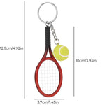Porte-clés raquette de tennis