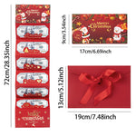 Sobre Rojo de Navidad Plegable con 6 Compartimentos