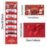 Sobre Rojo de Navidad Plegable con 6 Compartimentos