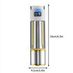 Lampe de poche rechargeable multifonctionnelle à longue distance