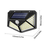 Lampe Solaire Extérieur Étanche 100 LED