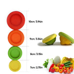 Couvercle en silicone pour sceller les fruits