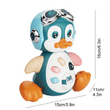 Jouet musical pingouin rampant