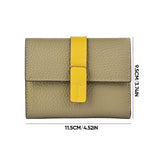 Portefeuille court coloré