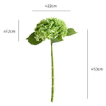 Fleurs d'hortensia artificielles pour l'extérieur