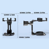 Support pour portable et gobelet de voiture 2 en 1