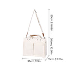 Sac en toile multi-poches de grande capacité