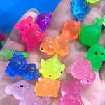 Mini Figurines Animales Phosphorescentes en Sacs Surprises