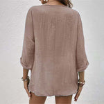 Cardigan en Mousseline de Soie à col en V