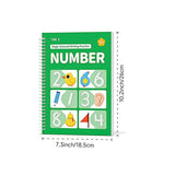 Cahier d'écriture à rainures réutilisable
