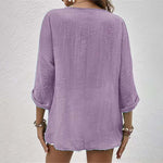 Cardigan en Mousseline de Soie à col en V