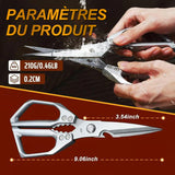 ✨ Ciseaux de cuisine polyvalents - Ciseaux de cuisine en acier inoxydable
