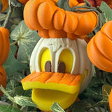 Décoration d'Halloween avec citrouilles magiques