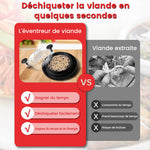 Hachoir à viande avec couvercle transparent
