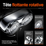 Rasoir électrique compact étanche rechargeable pour la maison, la voiture et les voyages