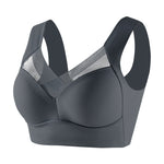Bralette sans fil à bretelles élastiques et sans couture