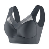 Bralette sans fil à bretelles élastiques et sans couture