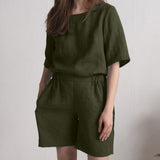 Costume short ample grande taille