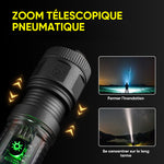 Lampe de poche zoom pour l'extérieur