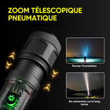 Lampe de poche zoom pour l'extérieur