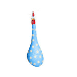 Décoration de poulet avec un long cou et de grands yeux