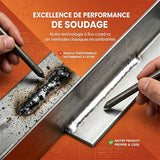 Baguette de soudage aluminium à cœur de poudre