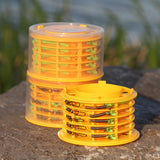 Hameçons de pêche en tandem anti-enchevêtrement avec organisateur