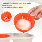 Cuiseur d'oeufs portable pour micro-ondes