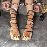 Chaussettes à imprimé animal 3D