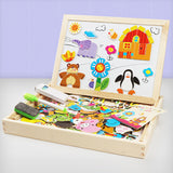 Puzzles magnétiques Jouet éducatif pour le cerveau des enfants