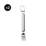 Fourchette trancheuse pastèque 2 en 1