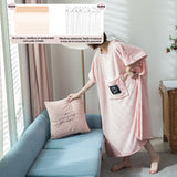 Peignoir pull en molleton de coton doux Girly