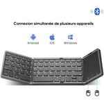 Clavier sans fil Bluetooth avec pavé tactile