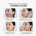 Masque de nuit au collagène pour le visage