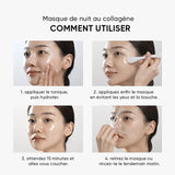 Masque de nuit au collagène pour le visage