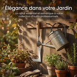 Outil de désherbage en acier inoxydable en forme de L pour les interstices