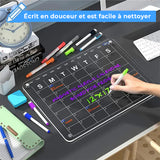 Calendrier acrylique magnétique