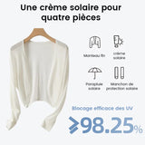 Cardigan en lin tricoté sans boutons