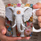 Tasse imprimée éléphant