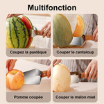 Coupe-pastèque en acier inoxydable